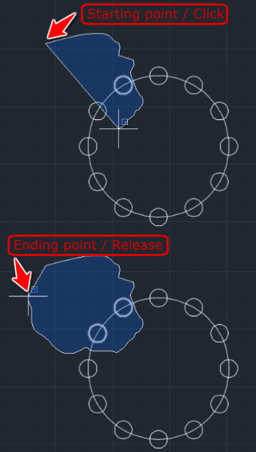 روشهای انتخاب اشیا در اتوکد